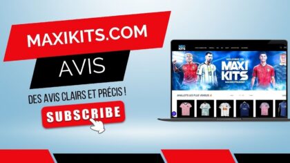 Maillot de football posé sur une table avant une commande en ligne
